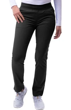 Adar Medical Clearance Women's Elastic Waistband Skinny Scrub Pant