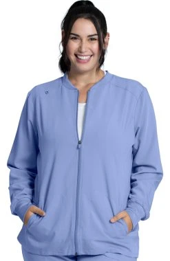 AllHeart Clearance Women's Warm-Up Solid Scrub Jacket