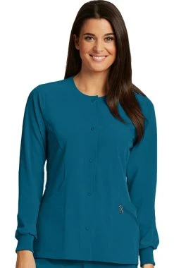 Barco One Women's Cadence Solid Scrub Jacket