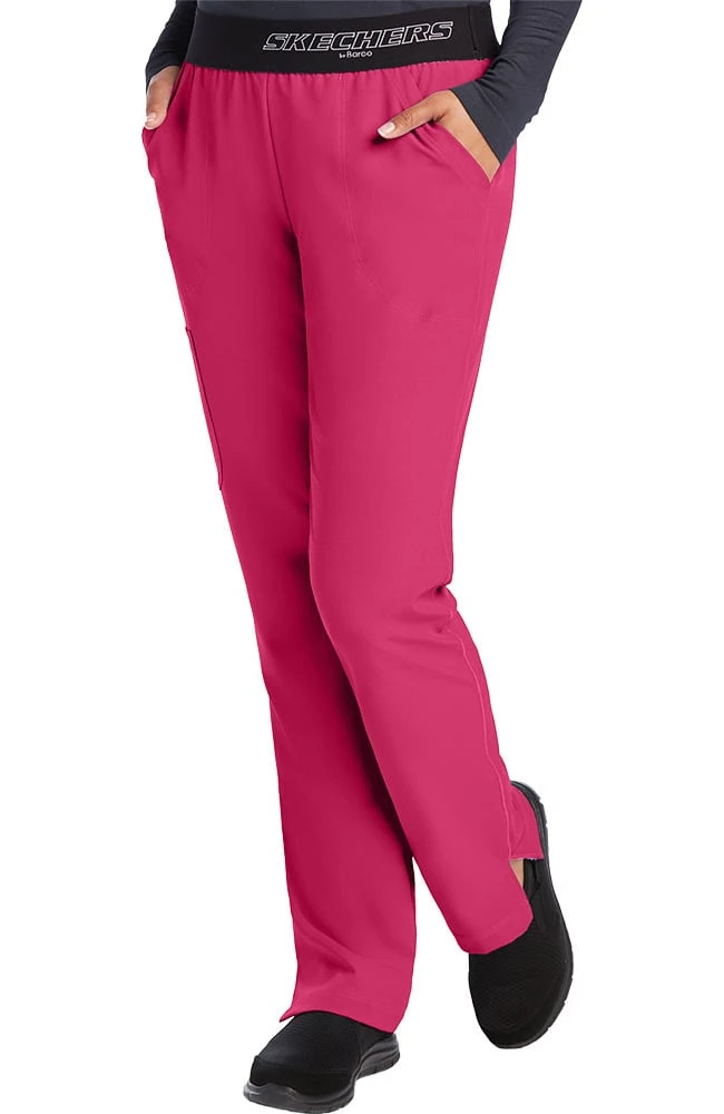 Skechers Clearance Women's Breeze Logo Elastic Waistband Scrub Pant