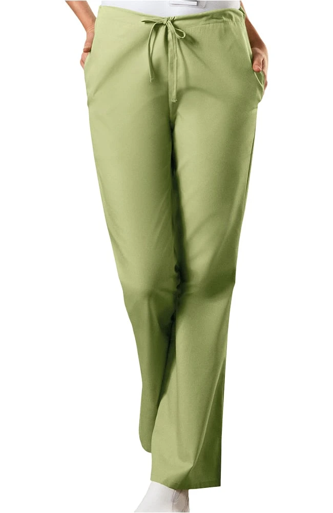 Cherokee Workwear Clearance Women's Natural Rise Flare Leg Scrub Pants
