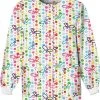Cherokee Clearance Women's Crew Neck Butterfly Dots Print Jacket