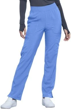 Cherokee Women's Mid Rise Tapered Leg Pull-On Scrub Pant