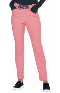 Heartsoul Clearance Women's Cropped Ombre Drawstring Scrub Pant