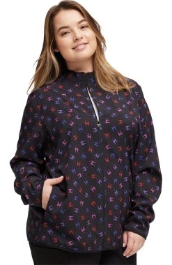 Heartsoul Clearance Women's Packable I Run This Castle Print Jacket