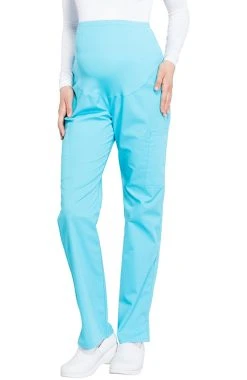 Cherokee Workwear Clearance Women's Maternity Soft Knit Waistband Scrub Pant