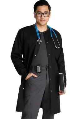 Cherokee Workwear Unisex 40" Snap Front Lab Coat