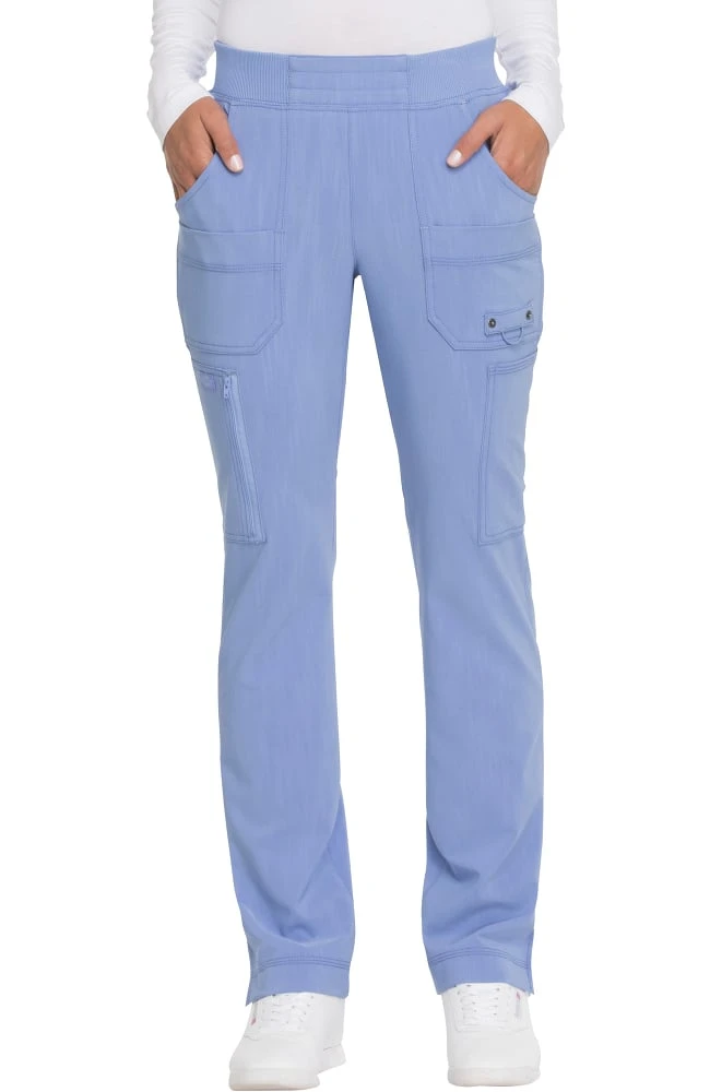 Dickies Clearance Women's Knit Elastic Waistband Tapered Leg Scrub Pant