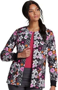 Dickies Clearance Women's Boho Botanicals Print Scrub Jacket