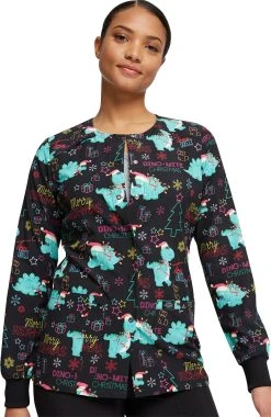 Dickies Clearance Women's Merry RexMas Print Jacket
