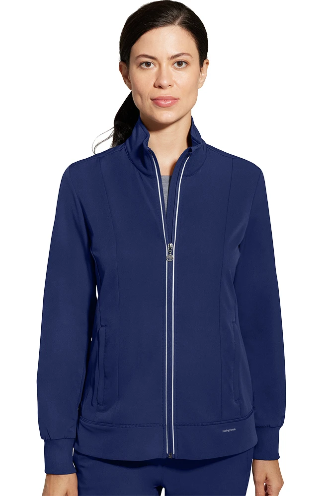 Healing Hands Women's Carly Stand Collar Jacket