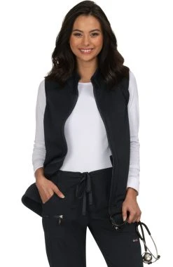 Koi Clearance Women's Fearless Solid Scrub Vest