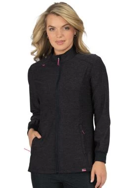 Koi Women's Impact Zip Front Solid Scrub Jacket