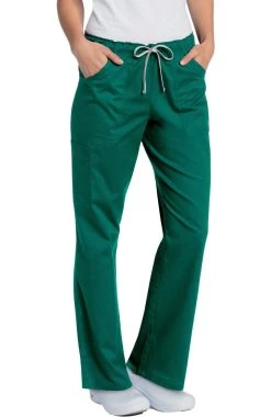 Landau Clearance Women's Full Elastic Cargo Scrub Pant