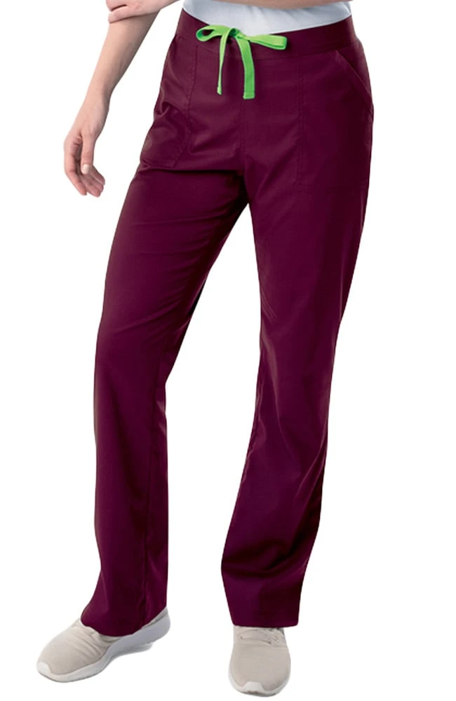 Landau Women's Modern Flat Front Cargo Scrub Pant