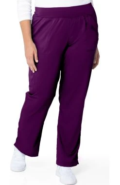 Landau Clearance Women's Modern Yoga Waistband Cargo Scrub Pant
