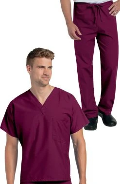 Landau Unisex Reversible Scrub Set