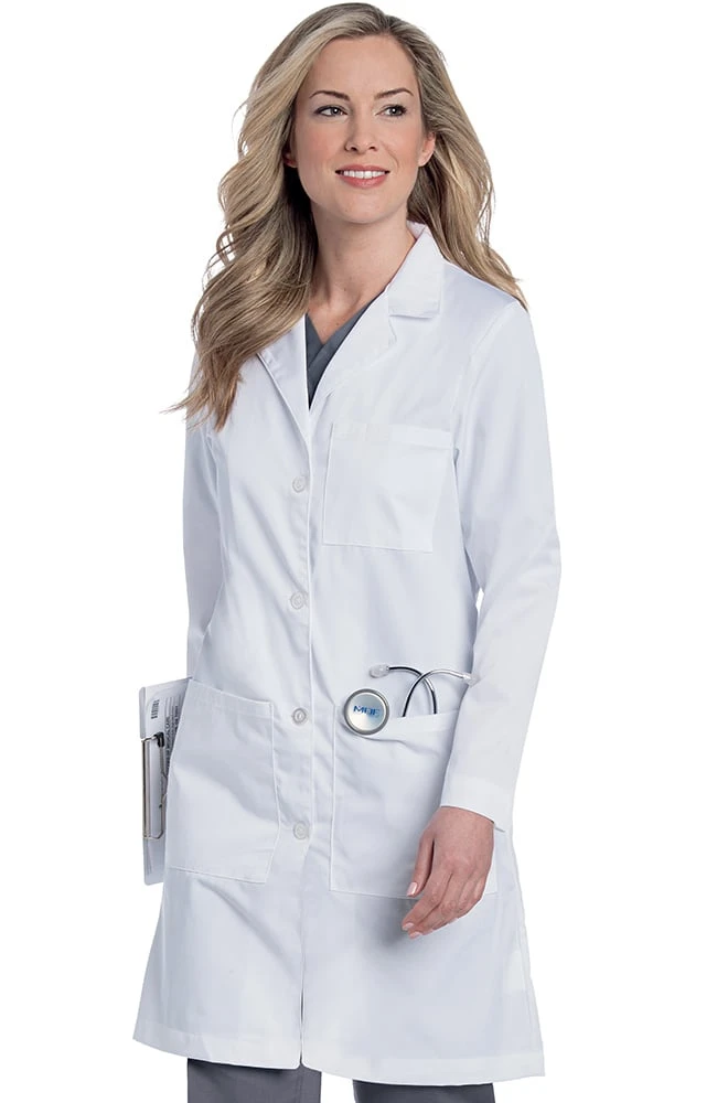 Landau Women's Stretch Twill 38" Lab Coat