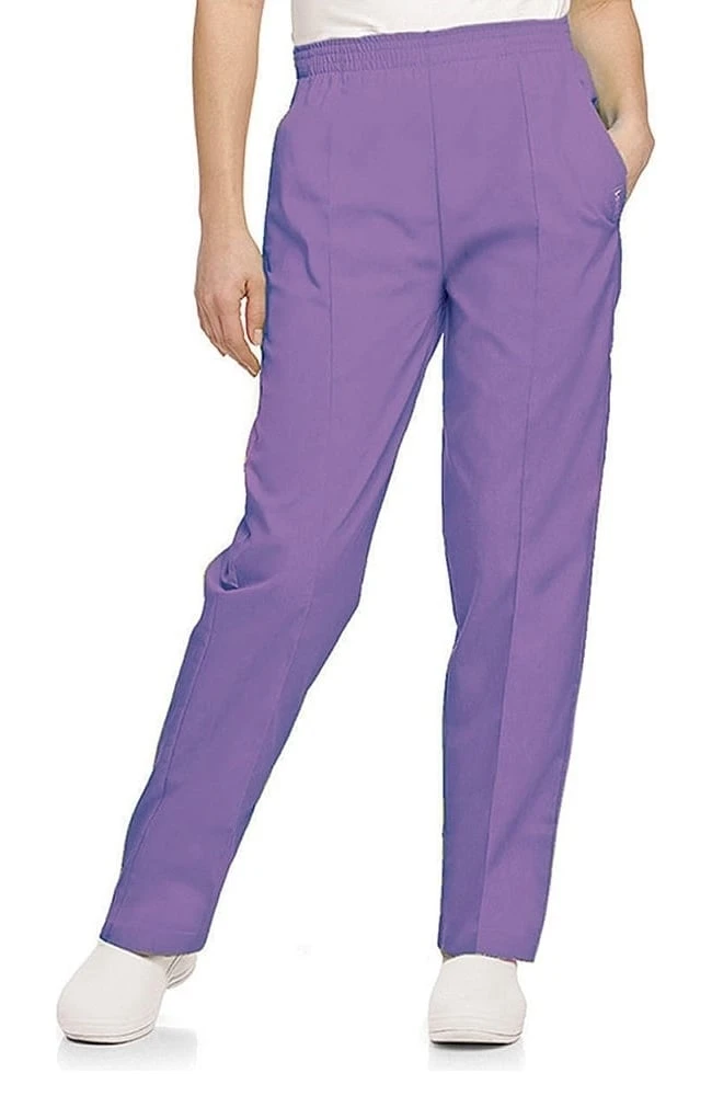 Landau Clearance Women's Classic Fit Elastic Waist Scrub Pants