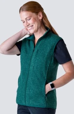 Medelita Women's Strata Sweater Fleece Vest