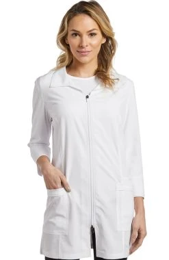 White Cross Women's Zip Front 32" Lab Coat