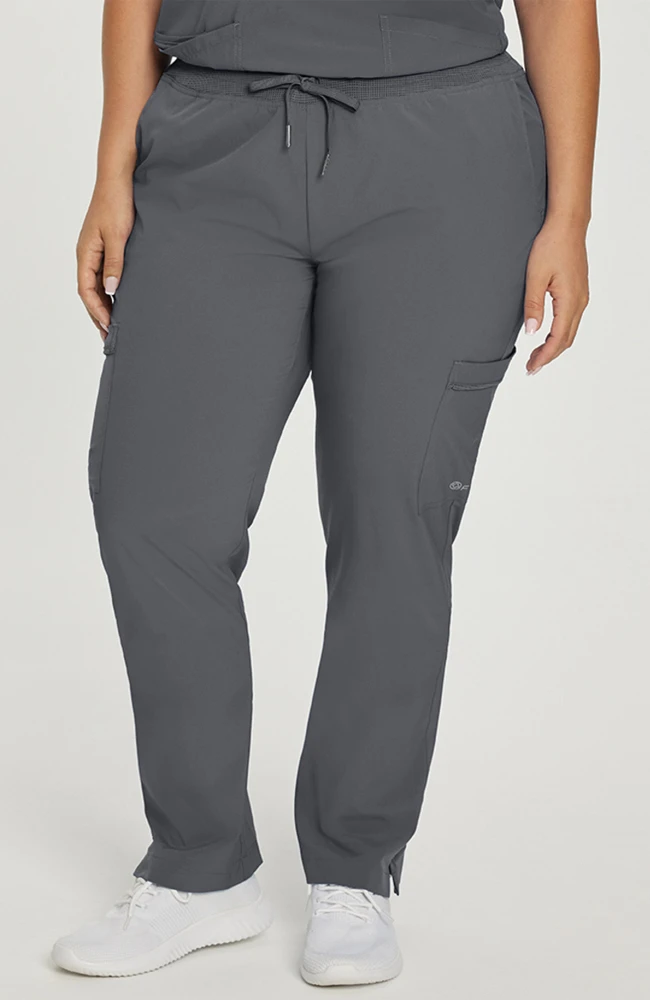 White Cross Women's Drawstring Cargo Scrub Pant