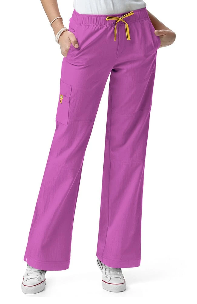 WonderWink Clearance Four-Stretch By Women's Sporty Cargo Scrub Pant