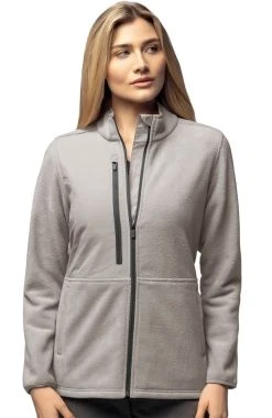 WonderWink Women's Micro Fleece Zip Pocket Jacket