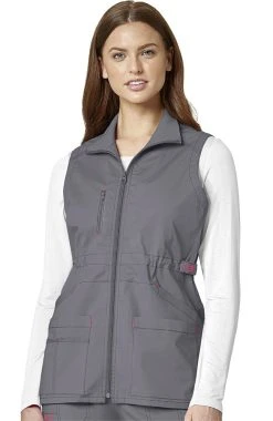 WonderWink Clearance Women's Serenity Solid Scrub Vest