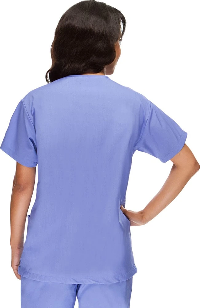 AllHeart Women's V-Neck Scrub Top & Drawstring Cargo Scrub Pant Set - Image 2