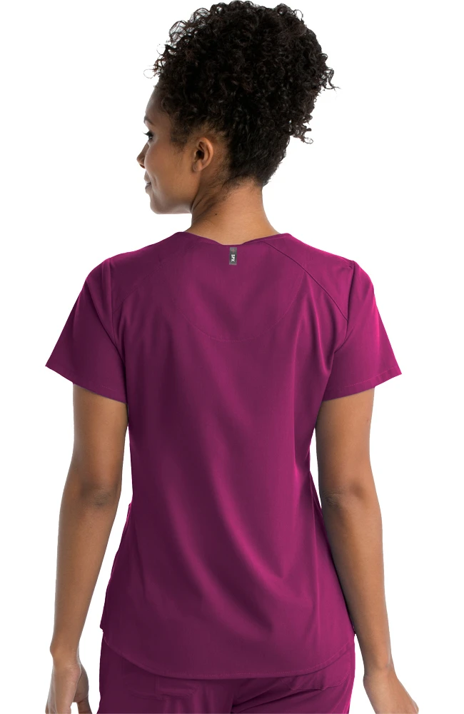 Grey's Anatomy Women's Solid Scrub Top & Eden Jogger Scrub Pant - Image 2