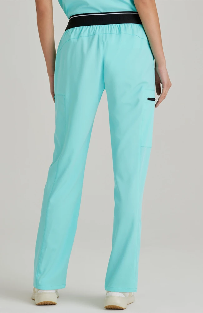 Grey's Anatomy Clearance Women's Kim Colorblock Scrub Pant - Image 2