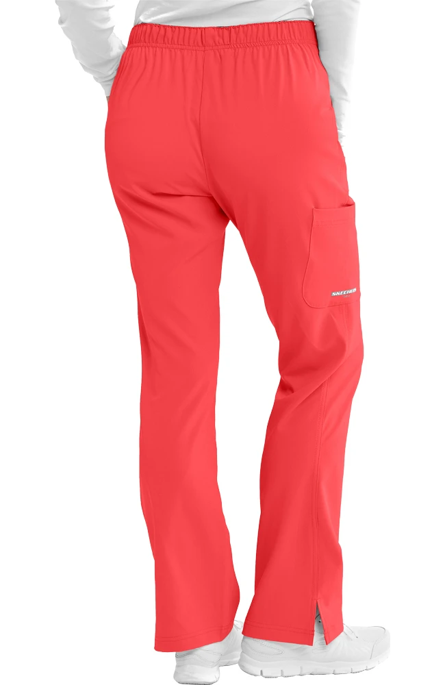 Skechers Women's Reliance Drawstring Cargo Scrub Pant - Image 2