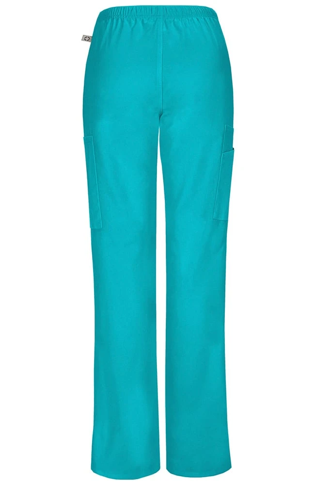 Cherokee Workwear Clearance Women's Mid-Rise Straight Leg Scrub Pants - Image 2