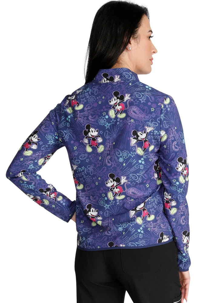 Cherokee Women's Packable Bandana Land Print Scrub Jacket - Image 2