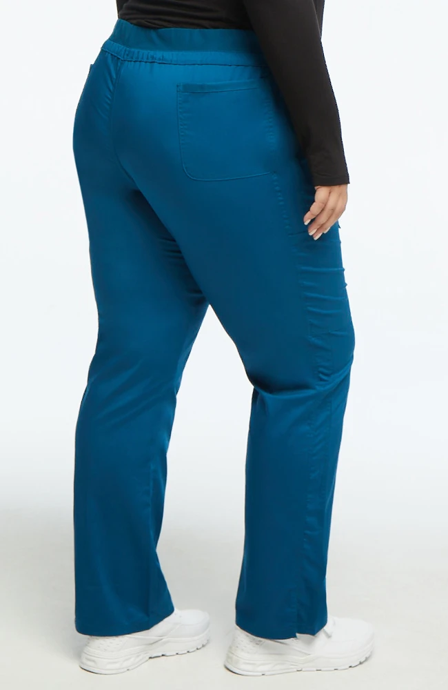 Cherokee Workwear Women's Drawstring Tapered Leg Scrub Pant - Image 2