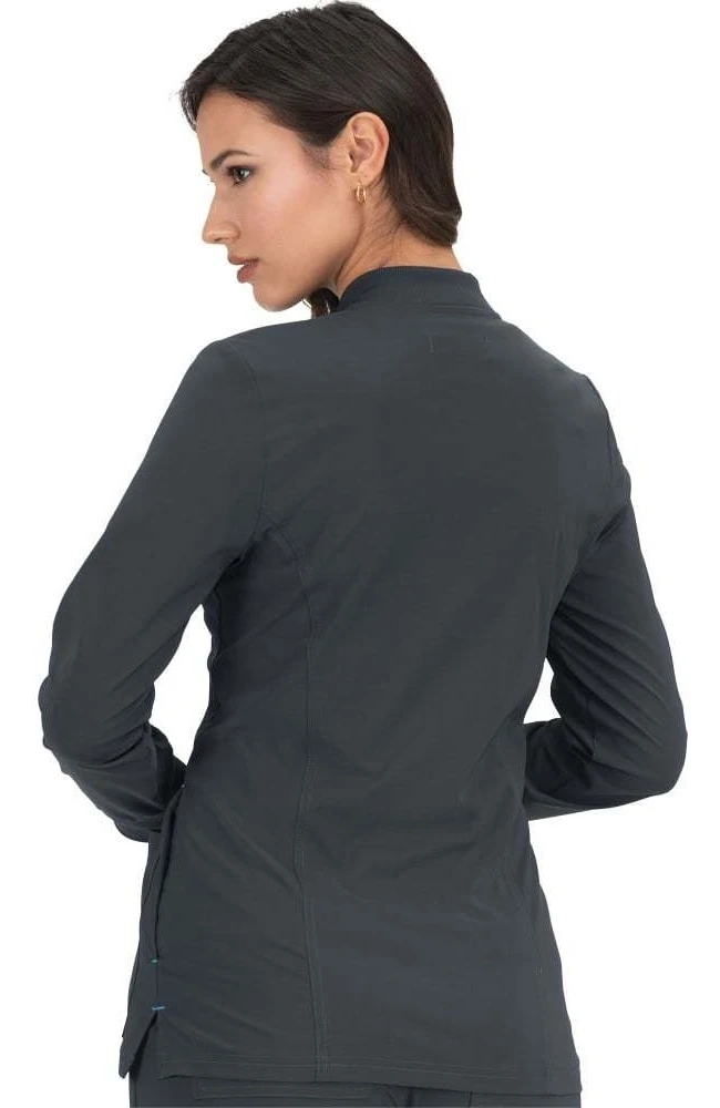 Koi Women's Andrea Zip Front Solid Scrub Jacket - Image 2