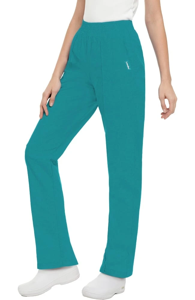 Landau Women's Classic Fit Elastic Waist Scrub Pants - Image 2