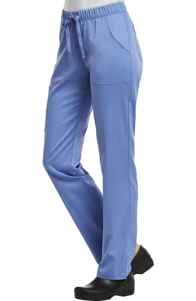 Maevn Uniforms Clearance Women's Drawstring Elastic Waistband Cargo Scrub Pant - Image 2