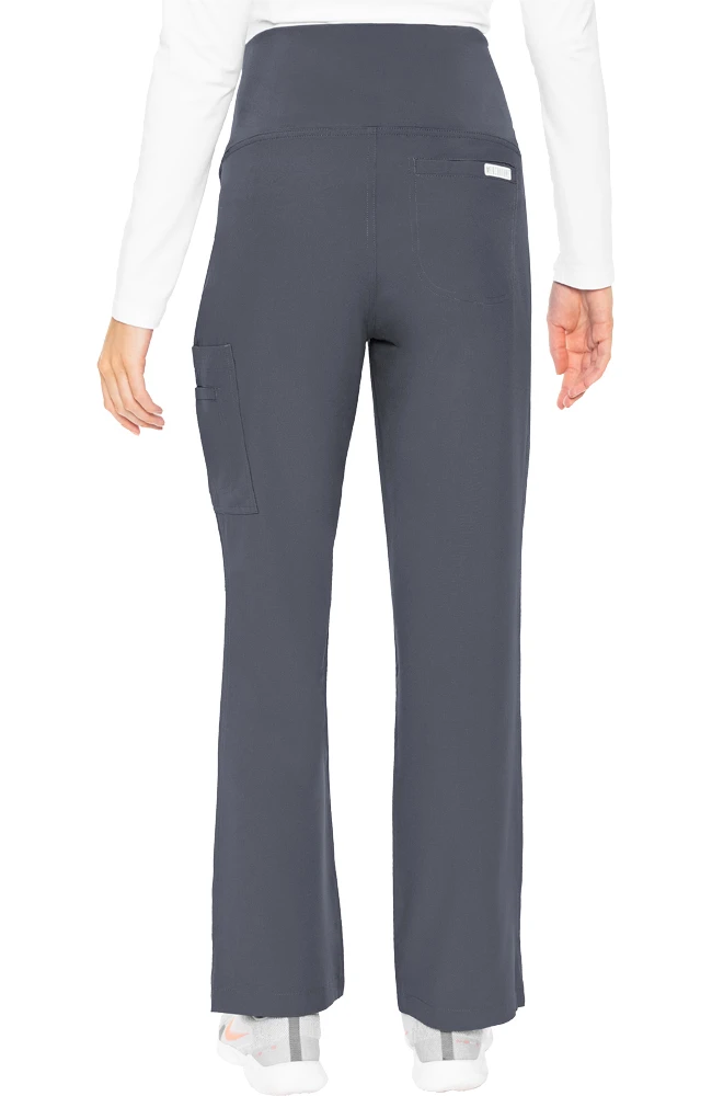 Med Couture Women's Maternity 4 Way Stretch Cargo Scrub Pant - Image 2