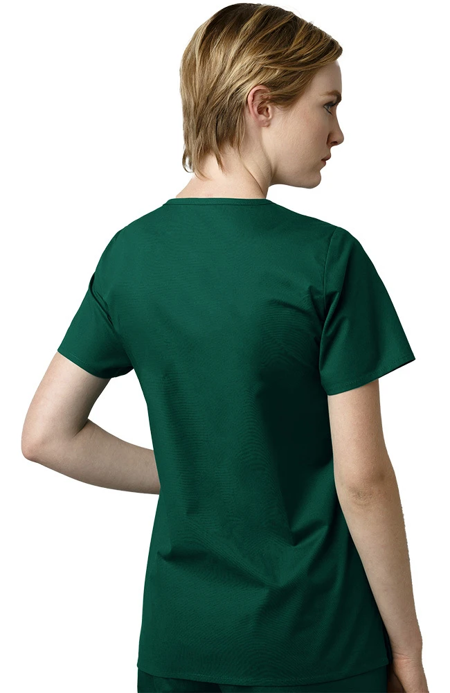 WonderWORK Women's Short Sleeve Snap Scrub Jacket - Image 2