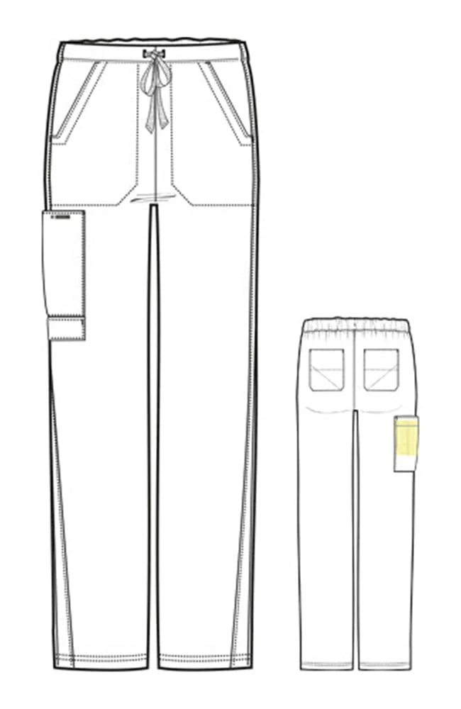 WonderWink Clearance High Performance By Women's Ion Boot Cut Cinched Scrub Pant - Image 2