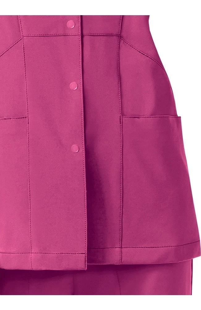 WonderWink Clearance High Performance By Women's Prism Snap Front Solid Scrub Jacket - Image 2