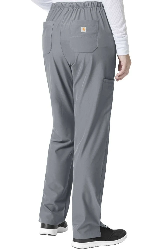 Carhartt Clearance Women's Flat Front Straight Leg Scrub Pant - Image 2