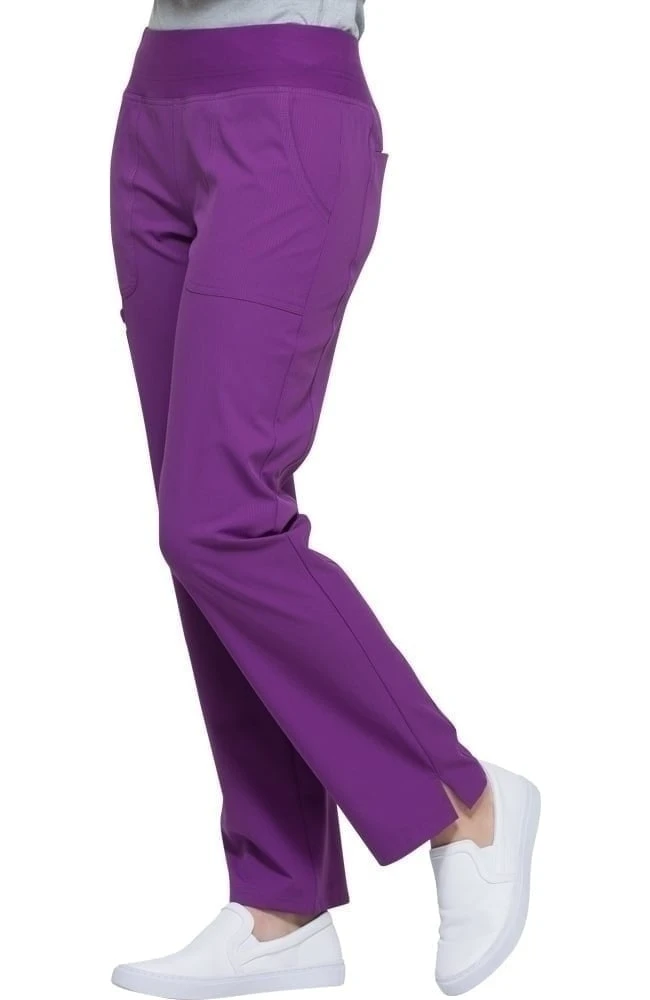 ELLE Clearance Women's Elastic Waistband Straight Leg Scrub Pant - Image 3