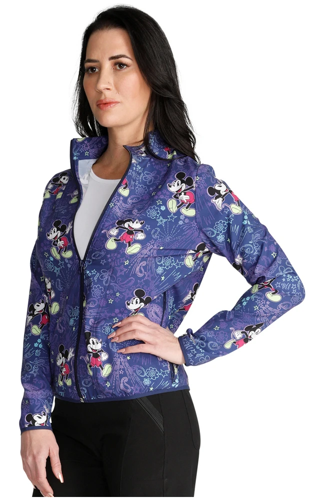 Cherokee Women's Packable Bandana Land Print Scrub Jacket - Image 3