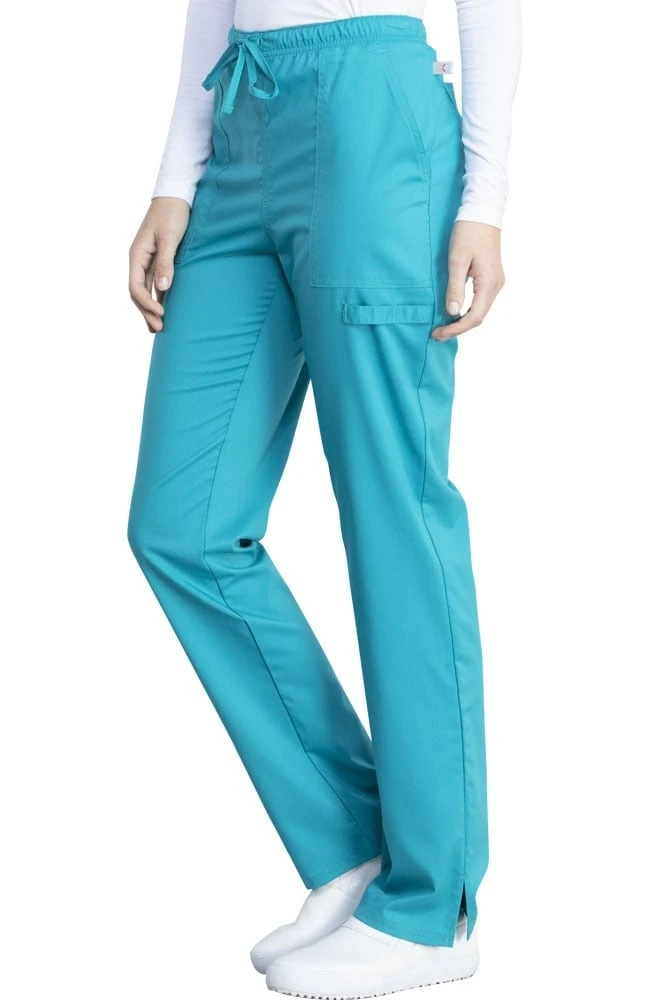 Cherokee Workwear Women's Mid Rise Scrub Pant - Image 3