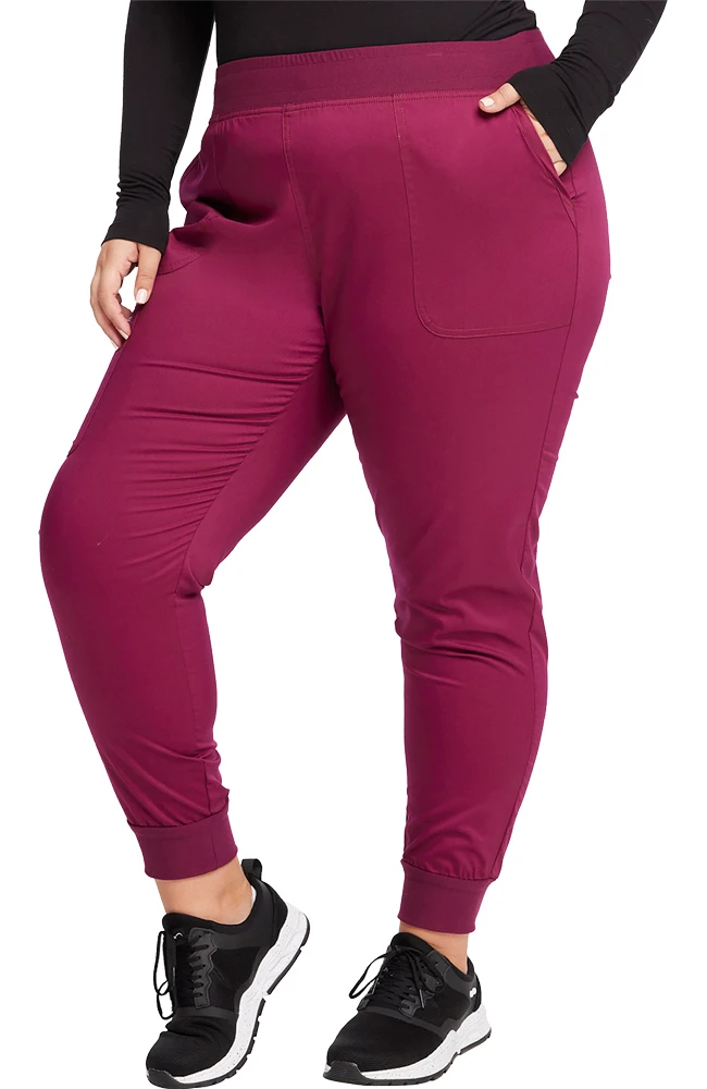 Cherokee Workwear Women's Mid Rise Jogger Scrub Pant - Image 3
