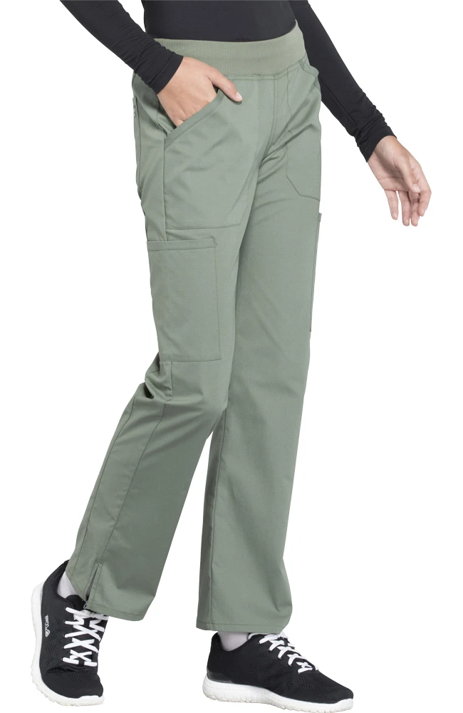 Cherokee Workwear Women's Elastic Waistband Pull On Cargo Scrub Pant - Image 3
