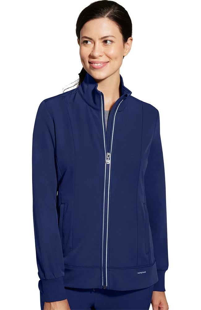 Healing Hands Women's Carly Stand Collar Jacket - Image 3